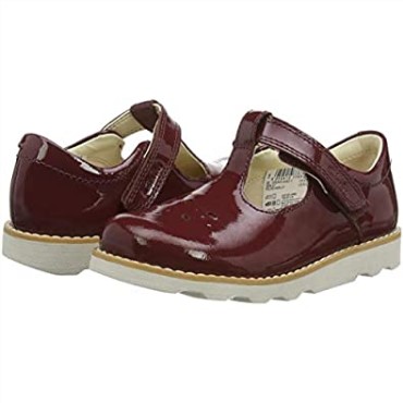 Corona De Niña Wish T Bailarina Plana Clarks Merlot