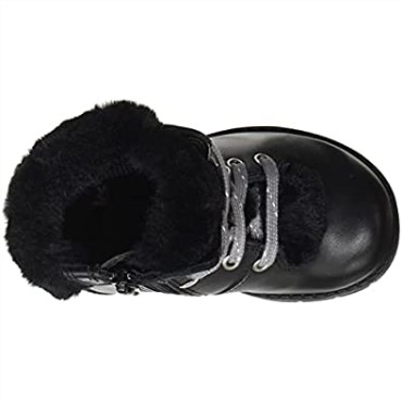 Botas De Nieve Niña Dabi Excursionista Clarks Cuero Negro