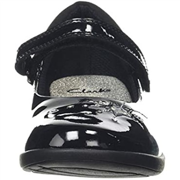 Sandalias De Niña Con Puntera Cerrada Etch Spark K Negro Clarks