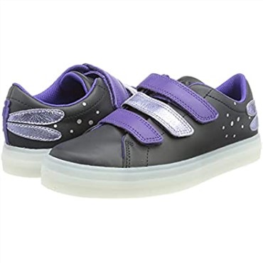 Zapatilla De Niña Flare Fly K Clarks Combinación Negra