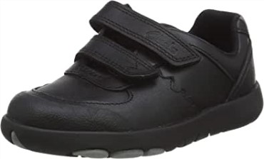 Zapato De Vestir De Uniforme Rex Pace T Para Niña Negro Clarks