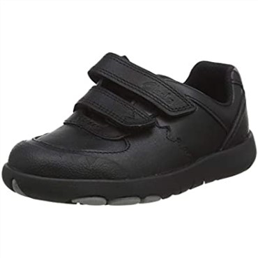 Zapato De Vestir De Uniforme Rex Pace T Para Niña Negro Clarks