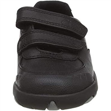 Zapato De Vestir De Uniforme Rex Pace T Para Niña Negro Clarks