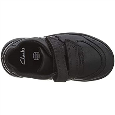 Zapato De Vestir De Uniforme Rex Pace T Para Niña Negro Clarks