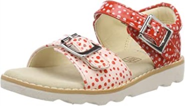 Sandalias De Niña Crown Bloom T Sling Back Naranja Clarks
