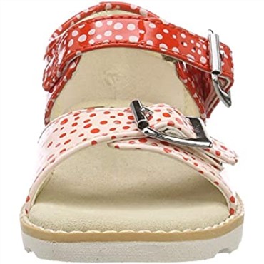 Sandalias De Niña Crown Bloom T Sling Back Naranja Clarks