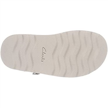 Sandalias De Niña Crown Bloom T Sling Back Cuero Plateado Clarks