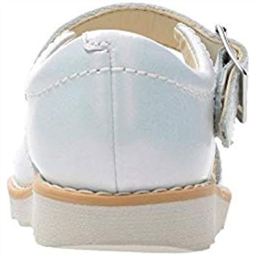Sandalias Niña Crown Bloom T Sling Back Clarks Blanco Cuero Blanco