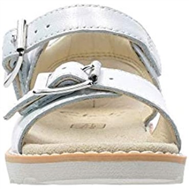 Sandalias Niña Crown Bloom T Sling Back Clarks Blanco Cuero Blanco