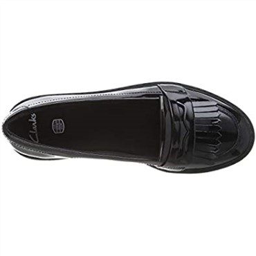 Bailarinas De Niña Draw Shine Negro Clarks