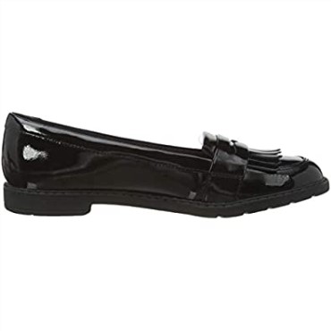 Bailarinas De Niña Draw Shine Negro Clarks