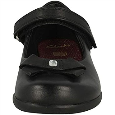 Bailarinas Niña Prime Skip Tira Al Tobillo Niño Negro Clarks