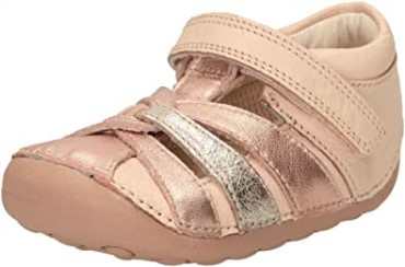 Zapatos De Niñas 2 Niño Little Mae Oro Rosa Clarks