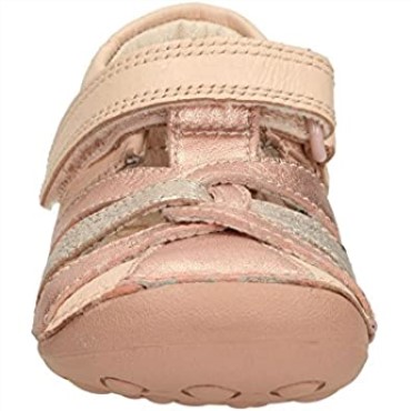 Zapatos De Niñas 2 Niño Little Mae Oro Rosa Clarks