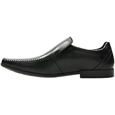 Zapatos Negros De Piel Cosida Con Glement De Clarks