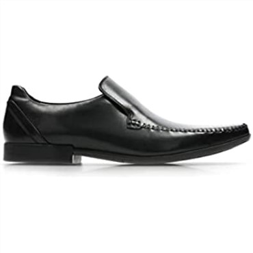 Zapatos Negros De Piel Cosida Con Glement De Clarks
