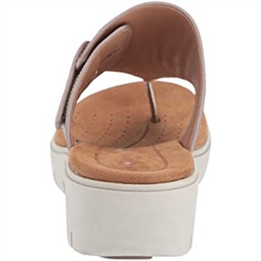 Sandalias De Mujer Un Karely Dew Destalonadas En Piel Dorada Metalizada Clarks