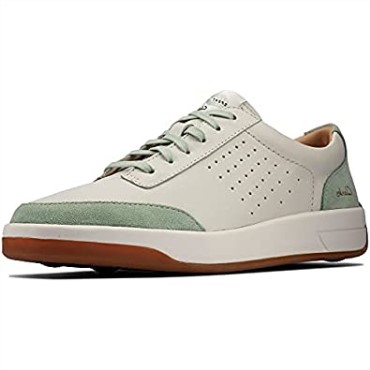 Zapatillas Casual De Mujer Clarks Hero Air Lace Verde Blanco