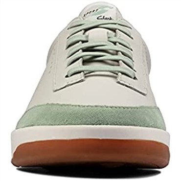 Zapatillas Casual De Mujer Clarks Hero Air Lace Verde Blanco