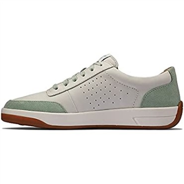 Zapatillas Casual De Mujer Clarks Hero Air Lace Verde Blanco