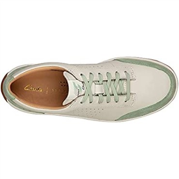 Zapatillas Casual De Mujer Clarks Hero Air Lace Verde Blanco
