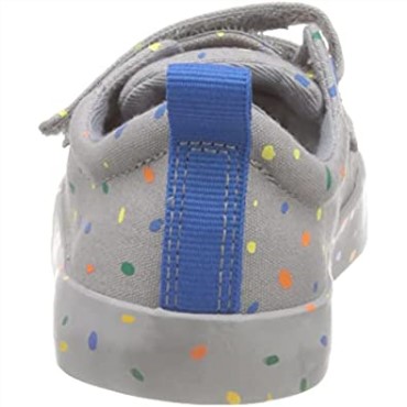 Zapatilla Niño Clarks Foxing Print T Lona Gris