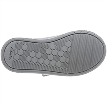 Zapatilla Niño Clarks Foxing Print T Lona Gris