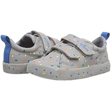 Zapatilla Niño Clarks Foxing Print T Lona Gris