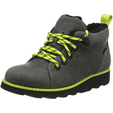 Botas Chukka Clarks Crown Tor K De Niño En Piel Gris