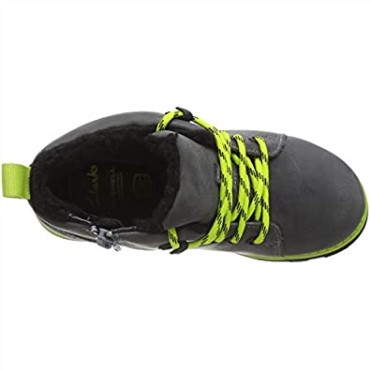 Botas Chukka Clarks Crown Tor K De Niño En Piel Gris