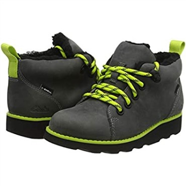 Botas Chukka Clarks Crown Tor K De Niño En Piel Gris
