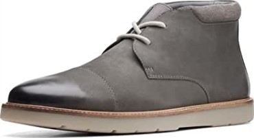 Botas Chukka Grandtop De Nobuk Gris Para Hombre Clarks