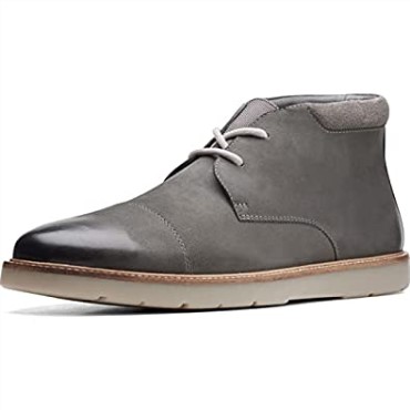 Botas Chukka Grandtop De Nobuk Gris Para Hombre Clarks