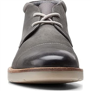 Botas Chukka Grandtop De Nobuk Gris Para Hombre Clarks