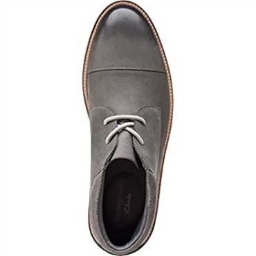 Botas Chukka Grandtop De Nobuk Gris Para Hombre Clarks