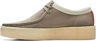 Copa Wallabee Original De Nobuk Gris Para Hombre Fabricada En Vietnam (nuevo 2022) Clarks