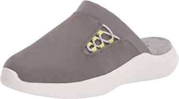 Mules De Mujer Clarks Nova Ease De Textil Gris