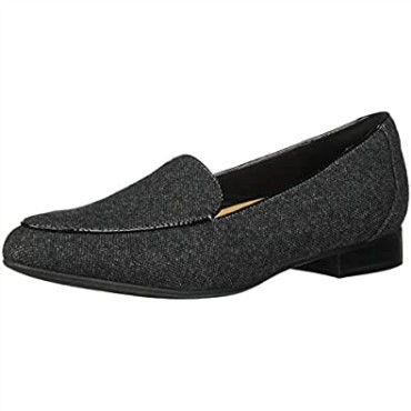 Mocasines De Tweed Gris Clarks Para Niña Un Blush