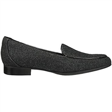 Mocasines De Tweed Gris Clarks Para Niña Un Blush