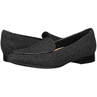 Mocasines De Tweed Gris Clarks Para Niña Un Blush