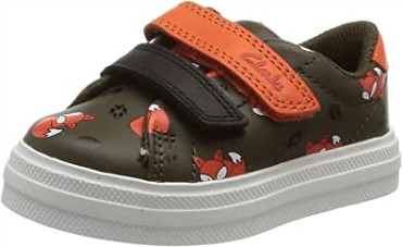 Zapatillas Combi Clarks Nova Early T Caqui Niño