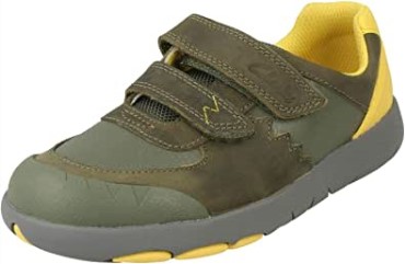 Zapatillas Casual Niño Clarks Caqui Verde Combi 'rex Quest K'