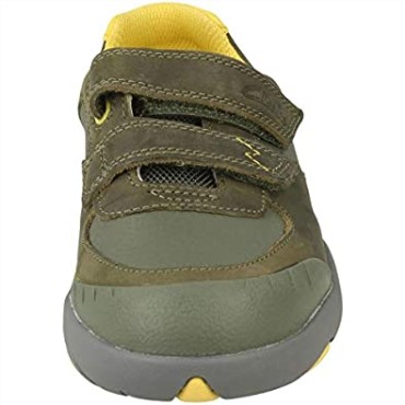 Zapatillas Casual Niño Clarks Caqui Verde Combi 'rex Quest K'