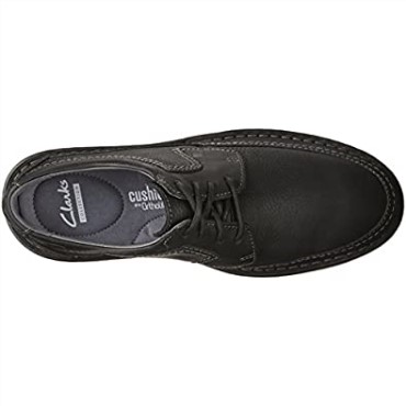 Kyros Edge Hombre Cuero Marrón Vestido Casual Con Cordones Zapatos Oxfords Clarks Marrón