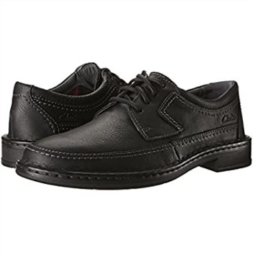 Kyros Edge Hombre Cuero Marrón Vestido Casual Con Cordones Zapatos Oxfords Clarks Marrón