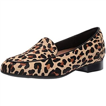 Leopardo Po Ny Pelo Cuero Clarks Un Blush Easy Loafer Mujer