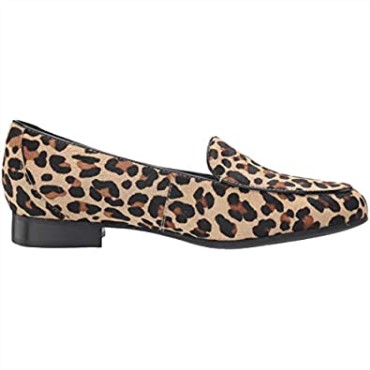 Leopardo Po Ny Pelo Cuero Clarks Un Blush Easy Loafer Mujer