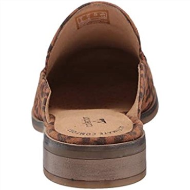 Zueco Trish Plant De Mujer Con Estampado De Leopardo De Clarks