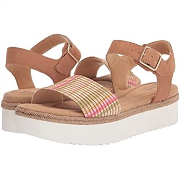 Sandalias Planas Lana Shore Para Mujer De Clarks En Combinación De Color Canela Claro