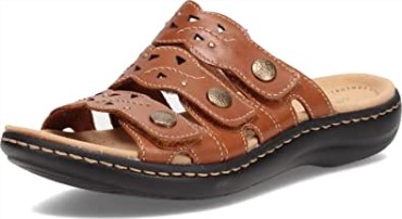 Sandalia Laurieann Jade Para Mujer De Caoba Y Clarks